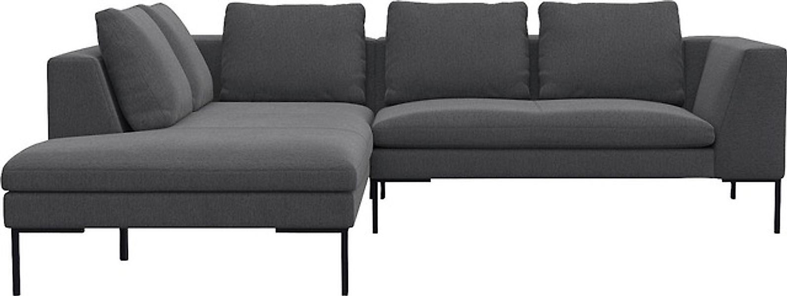 FLEXLUX Ecksofa »Loano, superbequemer Sitzkomfort durch Kaltschaum im Sitz, günstig online kaufen