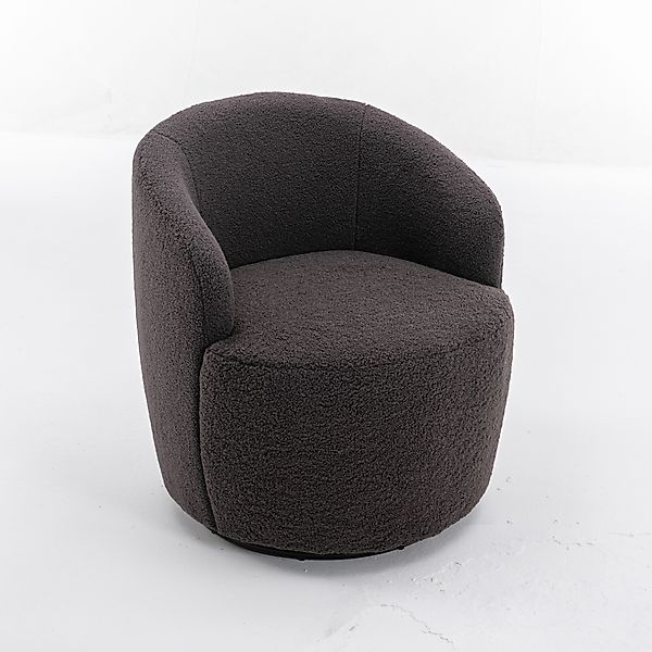 i@home Polsterstuhl Drehbarer Lounge-Sessel aus Teddy-Stoff, günstig online kaufen