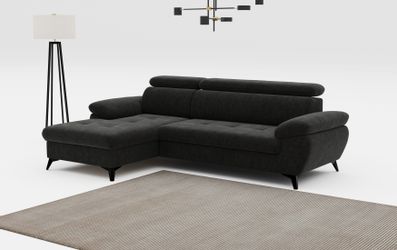 COTTA Ecksofa "Hudson L-Form" mit Kopfteilverstellung, wahlweise mit Bettfu günstig online kaufen