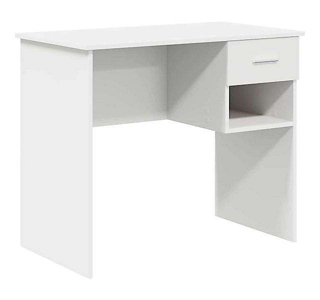 vidaXL Schreibtisch Schreibtisch mit Schubladen Weiß 90 x 49 x 75 cm Holzwe günstig online kaufen