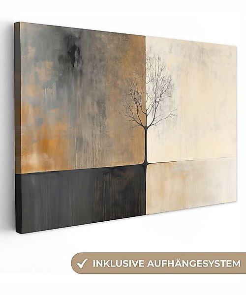 OneMillionCanvasses® Leinwandbild Baum - Ebenen - Äste - Farbverlauf, Fotod günstig online kaufen
