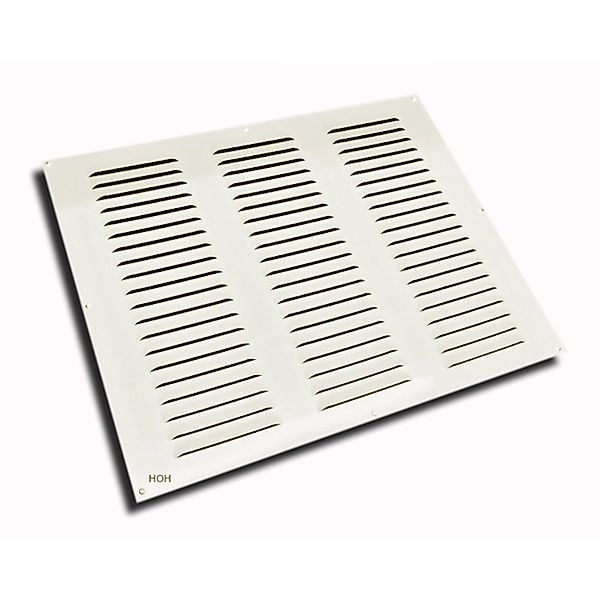 Häusler Lüftungsgitter LG-5040 W Alu Weiß PVD 500 x 400mm Zuluft Abluftgitt günstig online kaufen