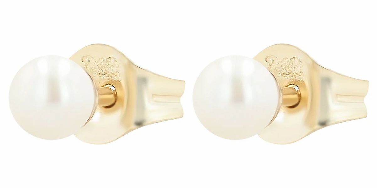 Adelia´s Paar Ohrhänger "Damen Ohrringe – Ohrstecker aus 333 Gold mit Perle günstig online kaufen