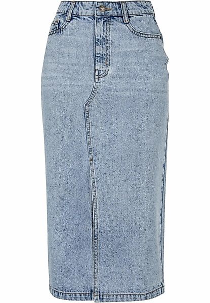 URBAN CLASSICS Jerseyrock "Urban Classics Damen Ladies Midi Denim Skirt" 1 günstig online kaufen
