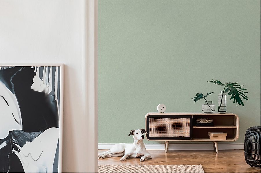 living walls Vliestapete Famous Garden einfarbige günstig online kaufen
