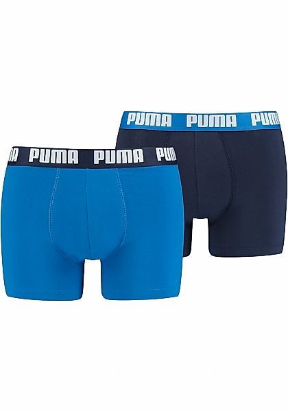 PUMA Boxershorts "PUMA MEN EVERYDAY BASIC BOXERS 2P", (2er Pack), mit Logob günstig online kaufen