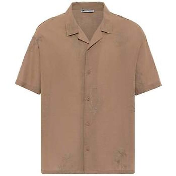 Dandalo  Hemdbluse Dave Oversize Lapel Collar Short Sleeve Shirt günstig online kaufen