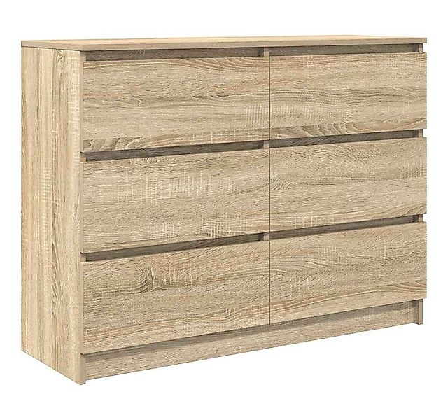 vidaXL Sideboard Sideboard Sonoma-Eiche 100x35x76 cm Holzwerkstoff (1 St) günstig online kaufen