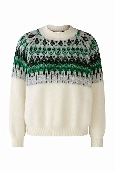 Oui Kapuzenpullover Pullover mit Alpaka günstig online kaufen