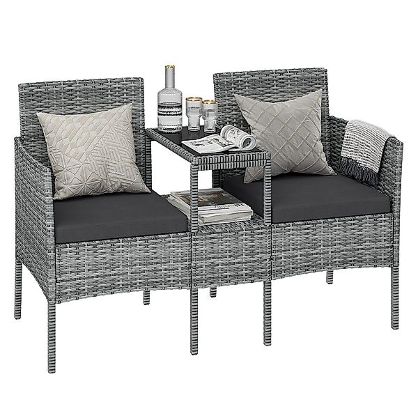 STEELSØN Gartenlounge-Set Velara, (Gartenbank mit Tisch günstig online kaufen