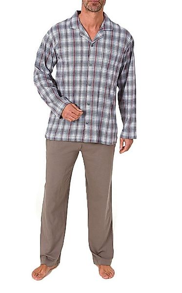 Normann Pyjama Normann Herren Langarm Pyjama zum durchknöpfen, auch in Über günstig online kaufen