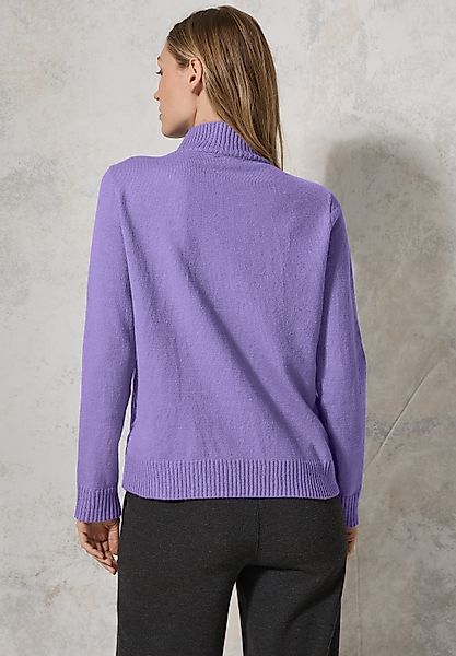 Cecil Strickpullover, mit Jaquard-Muster und Stehkragen günstig online kaufen