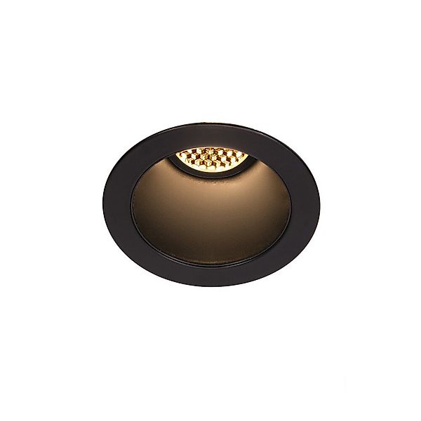 LED Deckeneinbauleuchte Horn Magna 7.7W 415lm 3000K in Schwarz günstig online kaufen