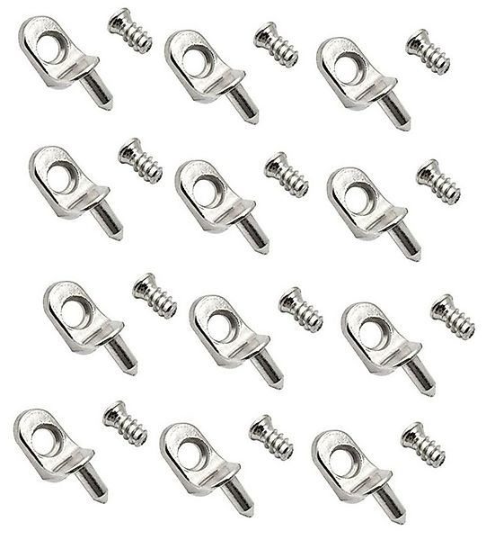 BAYLI Regal 12 Stück Winkelbodenträger, Bodenträger 5mm mit Schraube & Zapf günstig online kaufen