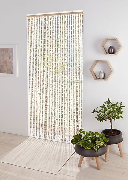 Frank Flechtwaren Vorhang Türvorhang Natura 90x200cm günstig online kaufen