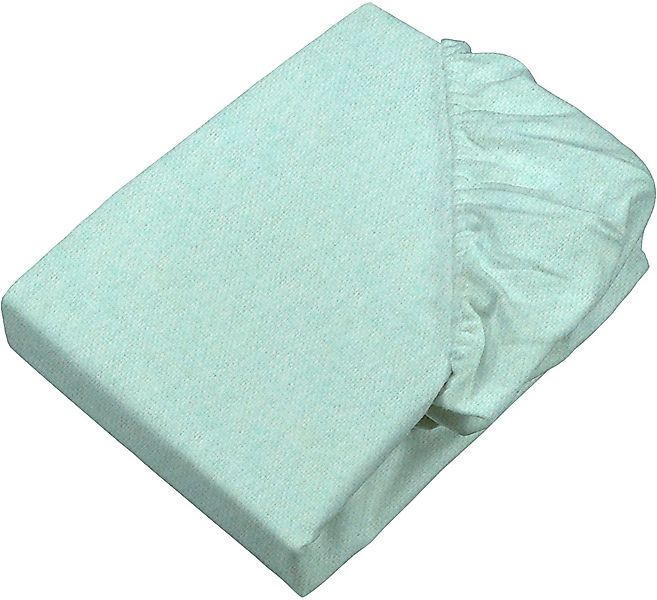SETEX Bettlaken »Feinbiber Melange Spannbetttuch«, Melange-Effekt: Tiefe, L günstig online kaufen