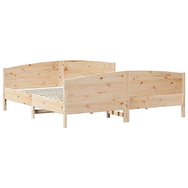 vidaXL Massivholzbett ohne Matratze 180x200 Kiefernholz 3216164 günstig online kaufen