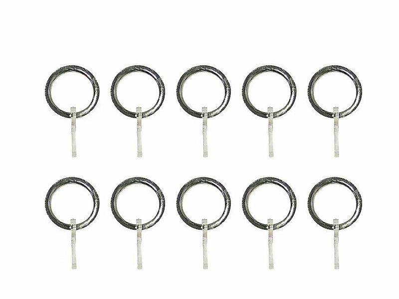 indeko Gardinenring, Gardinenstangen, (Set, 10-St., mit Faltenlegehaken), f günstig online kaufen