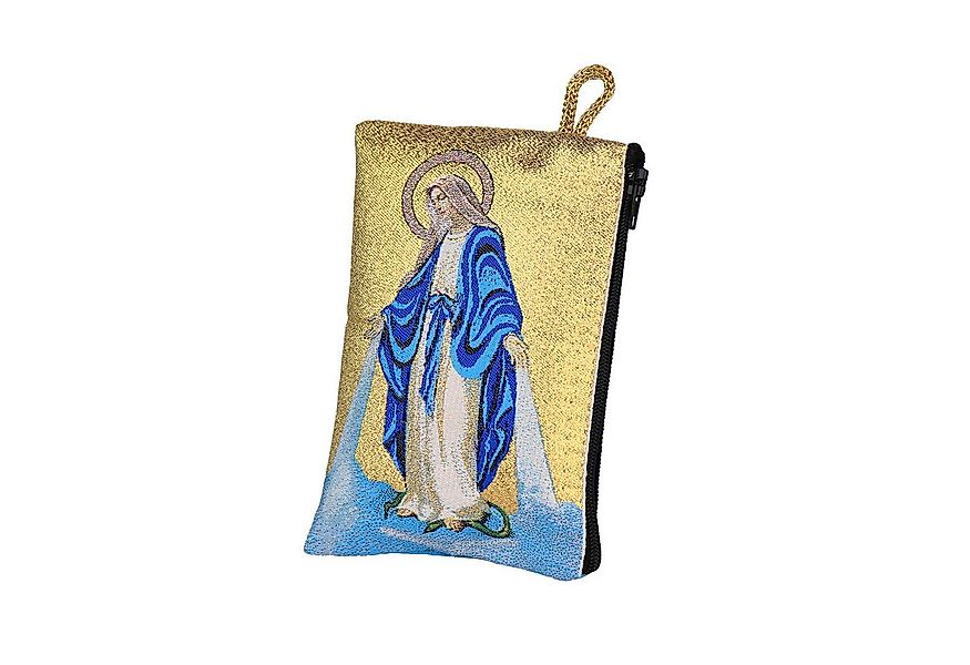NKlaus Bild Rosenkranz Tasche 10x15cm – Wunderbringende Maria, Religion günstig online kaufen
