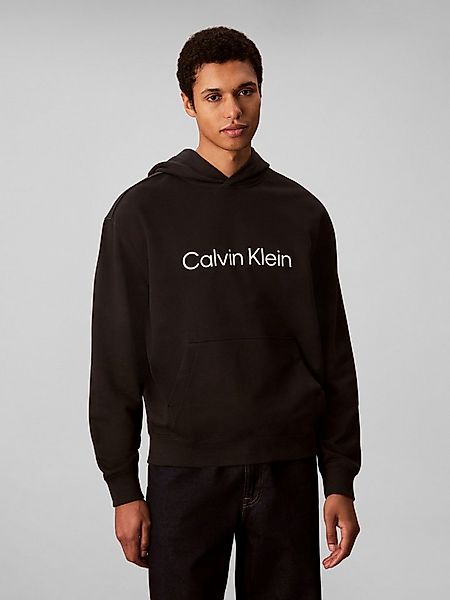 Calvin Klein Kapuzensweatshirt LS EU STANDARD LOGO 350TERRY PO Mit Rundhals günstig online kaufen