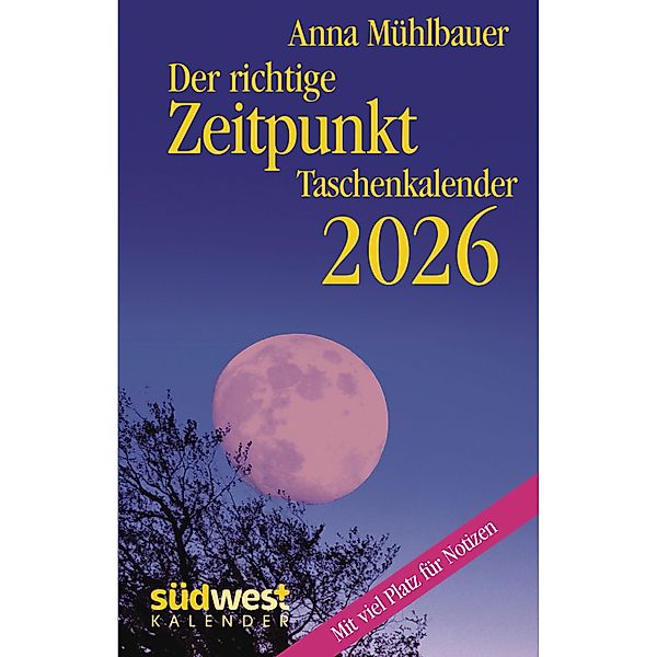 Der richtige Zeitpunkt 2026  - Taschenkalender im praktischen Format 10,0 x günstig online kaufen