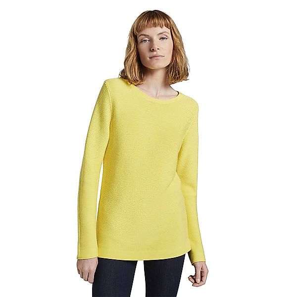 Tom Tailor Pullover XL Smooth Yellow günstig online kaufen
