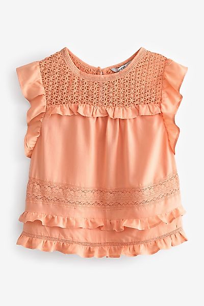 Next Blusentop Sommerbluse mit Spitzeneinsatz und günstig online kaufen