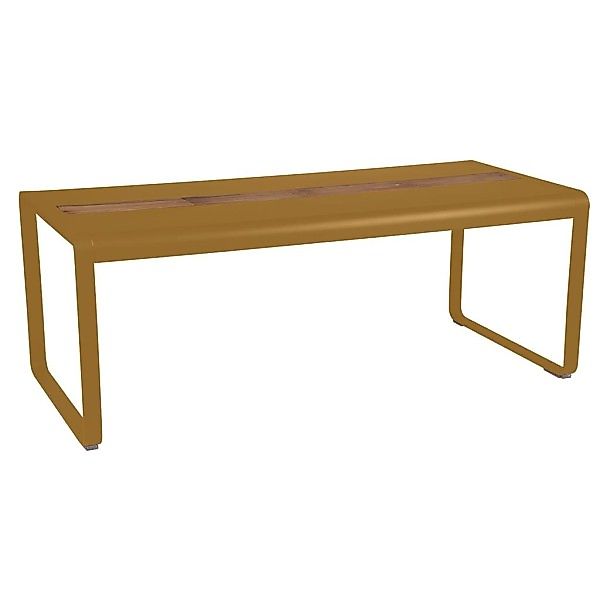Bellevie Tisch 196 x 90cm mit Aufbewahrung Lebkuchen günstig online kaufen