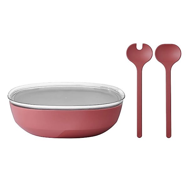 Mepal Schale "Servierschale mit Deckel & Salatbesteck Silueta 4000 ml" 2 tl günstig online kaufen