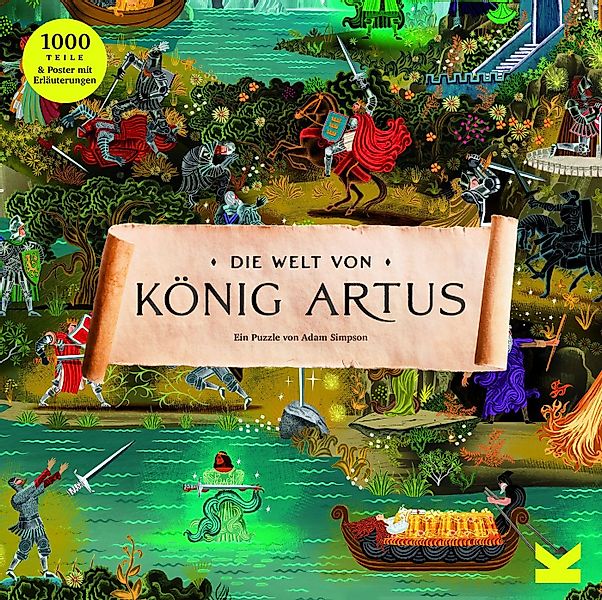 Laurence King Puzzle Die Welt von König Artus - Puzzle 1000 Teile, 1000 Puz günstig online kaufen