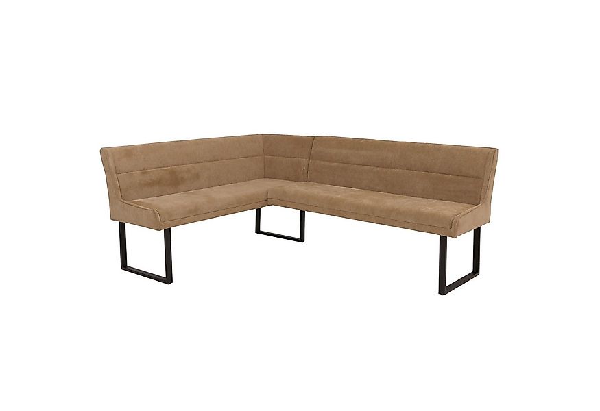 MCW Eckbank MCW-O81-159, Dekorative Ziernaht, Mit höhenverstellbaren Fußbod günstig online kaufen