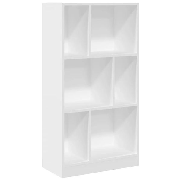 vidaXL Bücherregal Weiß 57x28,5x107,5 cm Holzwerkstoff 848003 günstig online kaufen