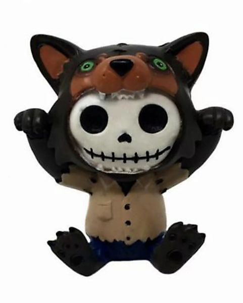 Kleine Wolfie Furrybones Figur - Skelettfigur zum sammeln Partydeko braun günstig online kaufen