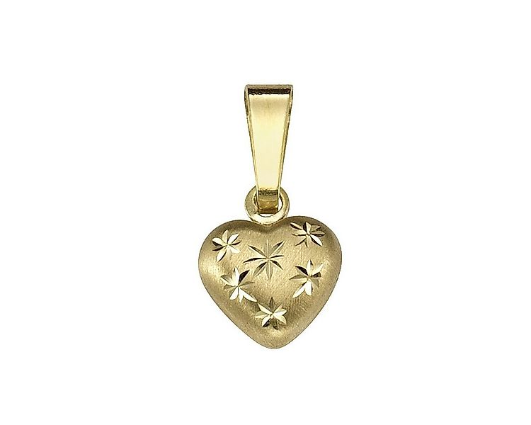 Vivance Kettenanhänger 333 Gold Motiv Herz mit Sternen günstig online kaufen