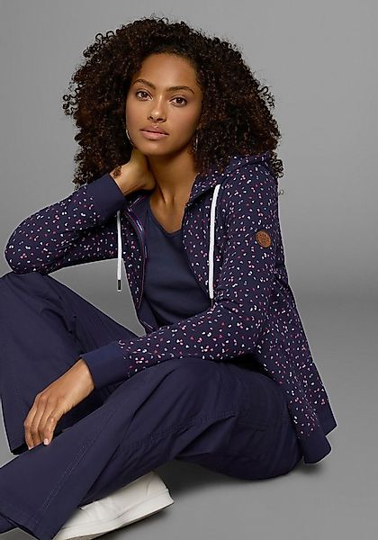 KangaROOS Kapuzensweatjacke mit sportlichem Minimal-Print günstig online kaufen