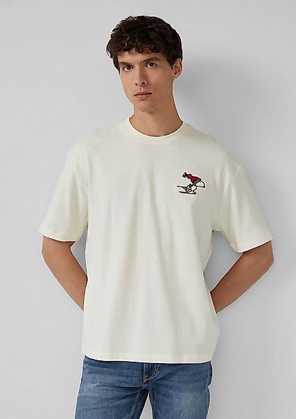 s.Oliver Kurzarmshirt T-Shirt T-Shirt mit Peanuts®-Artwork im Relaxed Fit günstig online kaufen