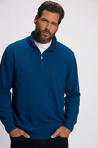 JP1880 Rundhalspullover bis 7XL Troyer aus Strick Pullover mit Stehkragen günstig online kaufen