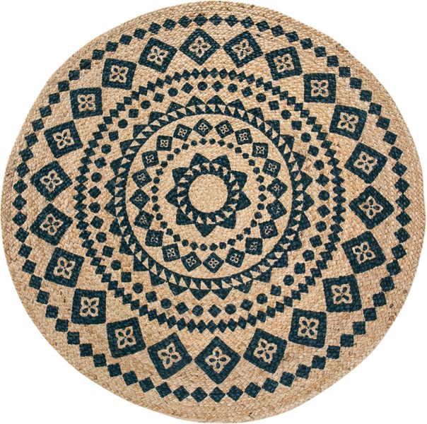 LUXOR living Teppich "Mamda" rund 4 mm Höhe Juteteppich, Flachgewebe, reine günstig online kaufen