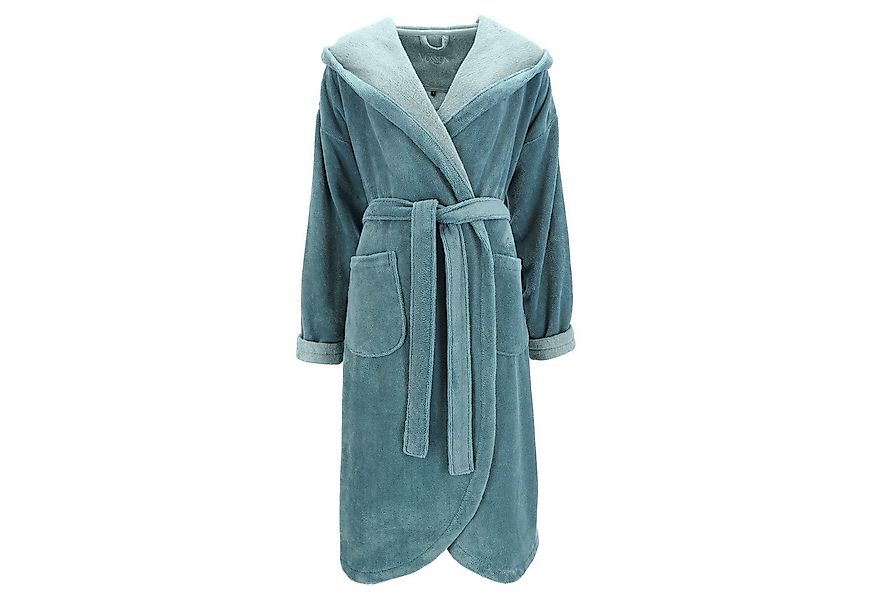 Vossen Damenbademantel Balance Carmen Kapuze Velours, Kapuze, 45% Polyester günstig online kaufen