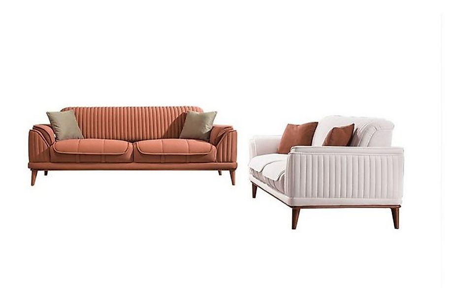 Villa Möbel Polstergarnitur Bond, (Set, 2-tlg), mit Relax-/Bettfunktion dur günstig online kaufen