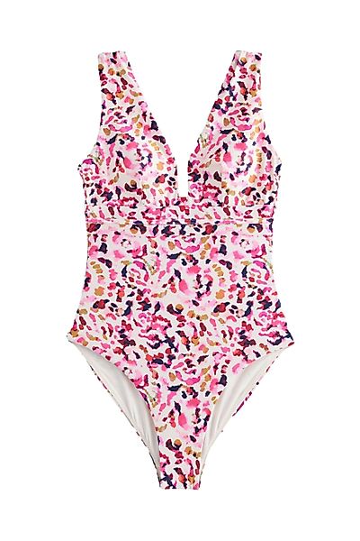 Next Badeanzug Bauchformender Badeanzug mit tiefem günstig online kaufen