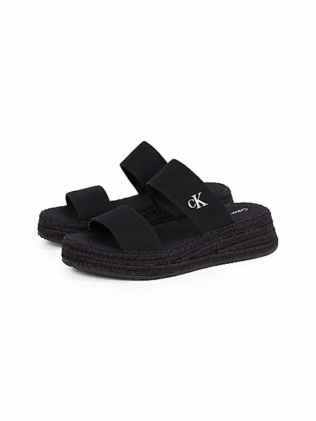 Calvin Klein Jeans Pantolette "SPORTY ROPE MG LTH WEBBING", Sommerschuh, Sc günstig online kaufen