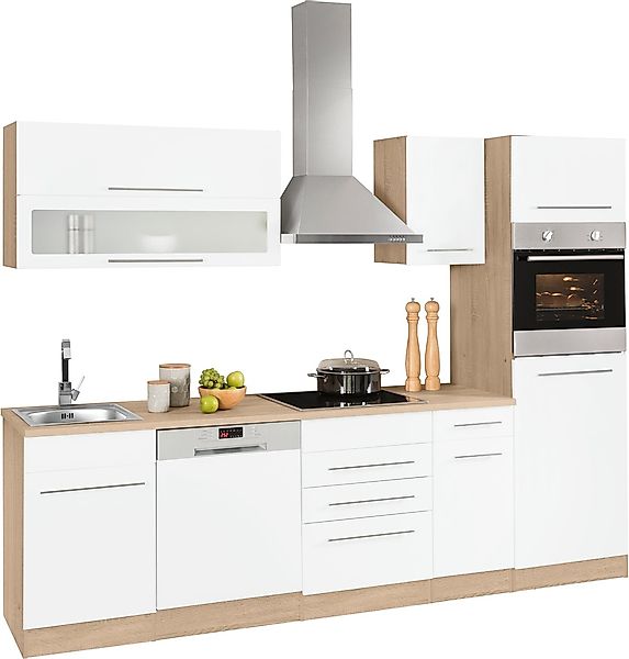 KOCHSTATION Küchenzeile »KS-Eton«, mit E-Geräten, Breite 270 cm günstig online kaufen
