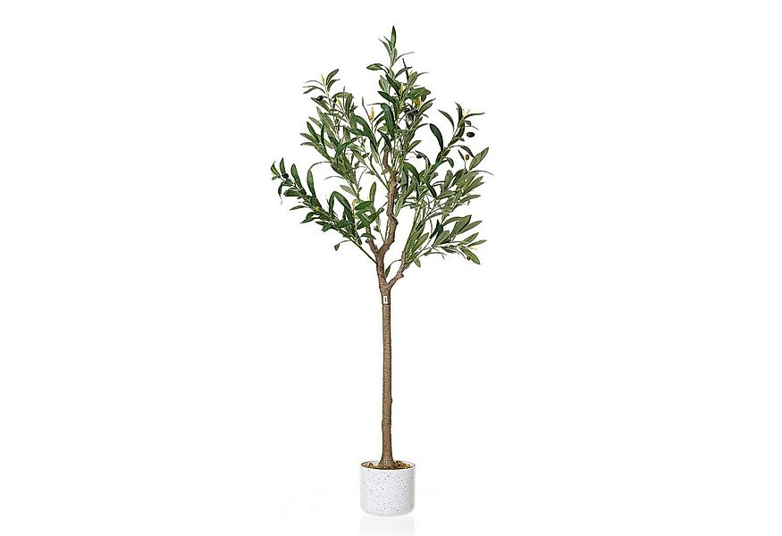 Kunstbaum Künstlicher Olivenbaum im Topf 60cm/120cm/135cm große Olivenbaum, günstig online kaufen