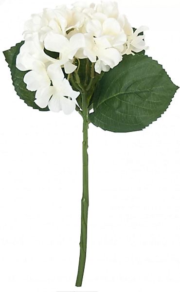 Kunstblume Vara Hortensia 15 X 12 X 35 Cm Weiß/grün günstig online kaufen