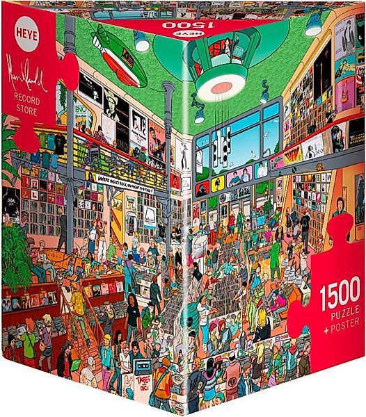 HEYE Puzzle Record Store, 1500 Puzzleteile, Made in Europe günstig online kaufen