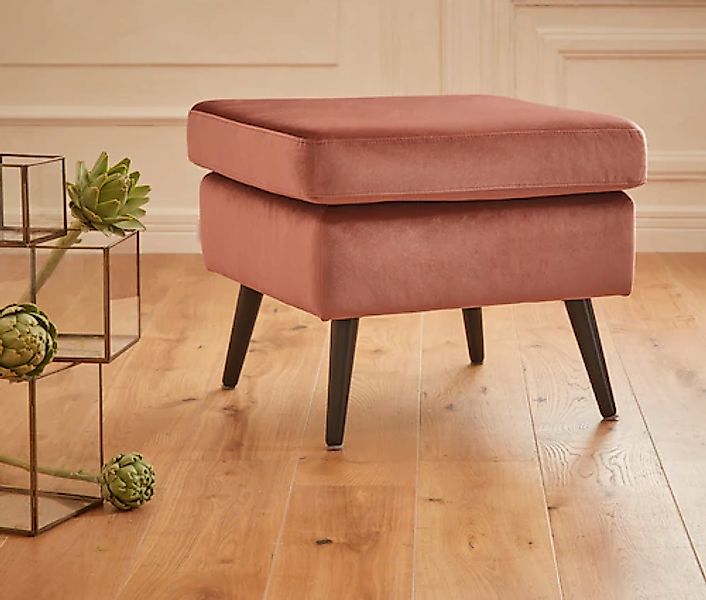 Guido Maria Kretschmer Home&Living Hocker »Salla«, Bezug auch in Luxus-Micr günstig online kaufen