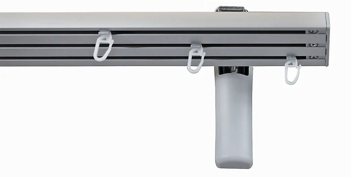 GARESA Gardinenschiene "Flächenvorhangschiene Compact" 3 läufig-läufig Wuns günstig online kaufen