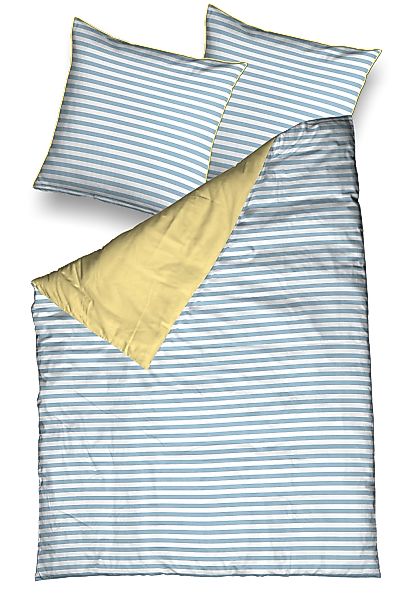 CASATEX Bettwäsche "Capri" klassisch, modern, Streifen-Wend-Bettbezug, Zier günstig online kaufen
