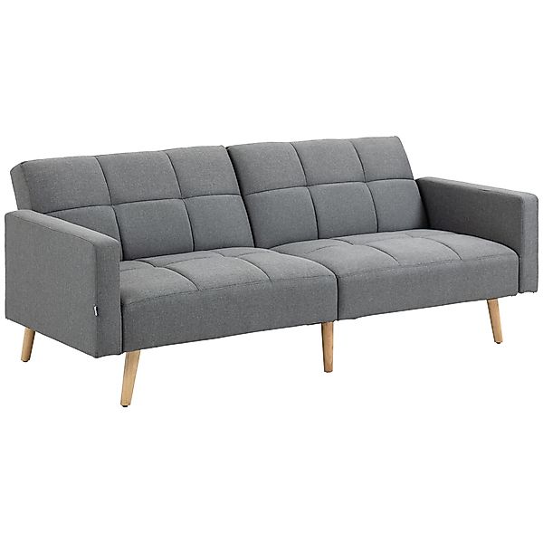 HOMCOM 2 in 1 Schlafsofa 205 x 88 cm Sofa mit Bettfunktion, Couch mit Sitzk günstig online kaufen